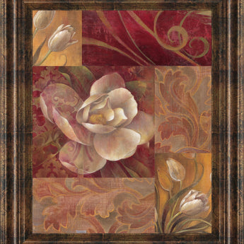 Variety Of Style I By Elaine Vollherbst-Lane - Framed Print Wall Art - Red