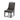 Crossings - Rectangular Dining Table With 4 Upholstered Chairs - Whitewash & Black