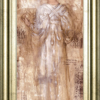 Grecian Bath Il By Fressinier - Framed Print Wall Art - Beige