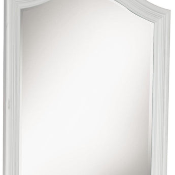 Madison - Arched Mirror - Natural White Painted Finish
