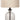 Bandile - Glass Table Lamp  - Clear / Bronze Finish