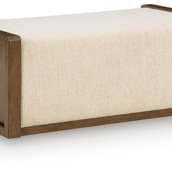 Marxmore - Upholstered Ottoman With Storage - Brown