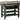 Mesa de comedor rectangular Tyler Creek - Negra/Gris