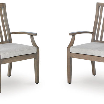 Rainier Ranch - Sillón con cojín (juego de 2) - Marrón/Beige