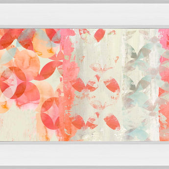 Valentine III By Tom Reeves - Mirrored Frame Wall Art - Red