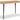 Gretlynn - Negro/Natural - Mesa de comedor rectangular