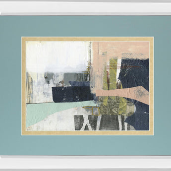 Pieces II By Jennifer Goldberger - Light Blue
