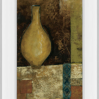 Autumn Solitude I By John Kime - Mirror Framed Print Wall Art - Dark Brown
