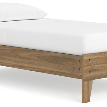 Deanlow - Twin Platform Bed - Honey