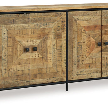 Camney - Accent Cabinet - Brown / Black
