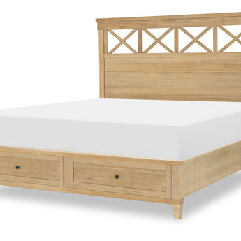XXX's And OOO's - Complete Panel Bed With Storage Footboard