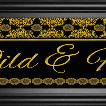 18x42 Wild & Free By Cindy Jacobs - Black