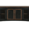 Pueblo TV Stand / Console / Wall Unit Black / Medium Brown - TV Stands at Quality Home Furniture Mesquite