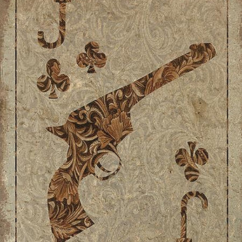 Old Wild West Jack By Cindy Jacobs (Framed Small) - Light Brown