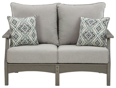 Visola - Loveseat w/Cushion - Gray