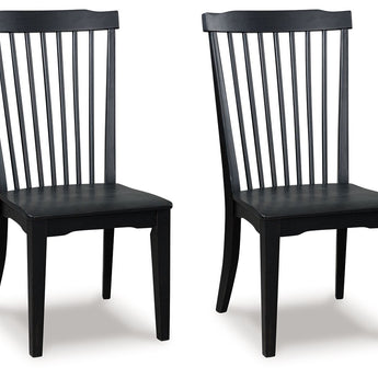 Greddinton - Dining Room Side Chair (Set of 2) - Black