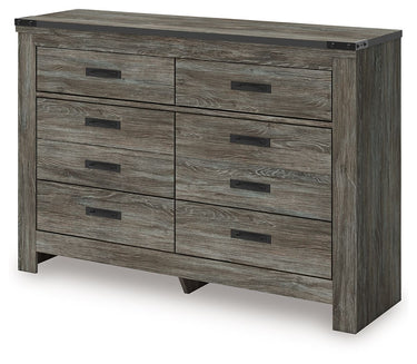 Frandern - Six Drawer Dresser - Gray