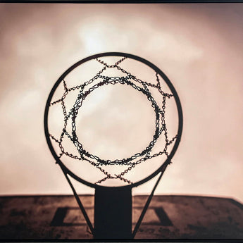 Backboard Glow Canvas In Frame - Purple / Sepia