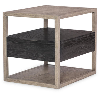 Halifax - End Table - Flax And Java
