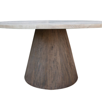 Sahara - Round Dining Table - White