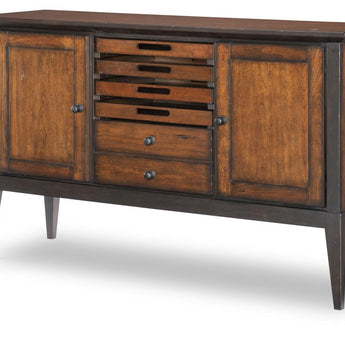 Fenmore - Server - Mocha And Distressed Cherry