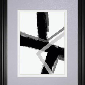 34x40 Angular Pulse IV By June Erica Vess - Gray