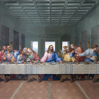 Temp Glass With Foil - Last Supper - Dark Gray