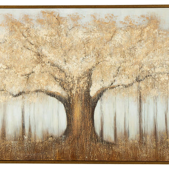Dalewick - Wall Art - Brown / Gray / Gold Finish