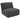 Cobie - Upholstered Armless Swivel Chair - Dark Charcoal