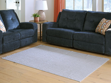 Worthley - 5' x 7' Washable Rug - Gray