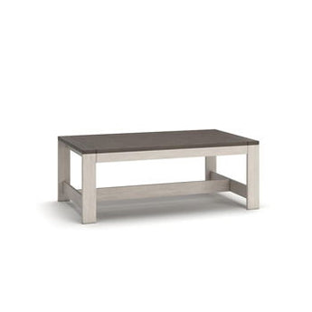 Vista Highlands - Rectangular Cocktail Table - Brown / White