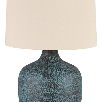 Malthace - Metal Table Lamp  - Patina