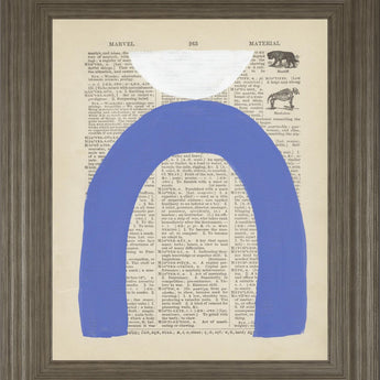 22x26 Modern Definition VIII By Renee W. Stramel - Blue