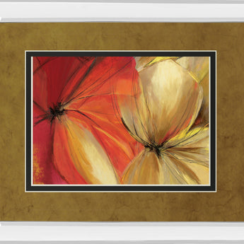 Sharing The Spotlight By Alison Pearce - Mirror Framed Print Wall Art - Red