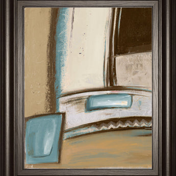Time Flies On I By Patricia Pinto - Framed Print Wall Art - Beige