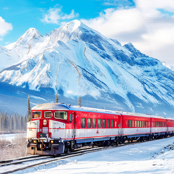 Winter Rail Passage Tempered Glass With Foil - Blue / Red