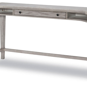 Belhaven - Sofa Table Desk - Pearl Silver