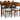 Tameride - Dining Room Table Set (Set of 5) - Brown