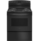 GE 30" Freestanding Electric Range, Black - JB256DMBB