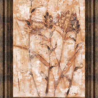 Fresco I By Loretta Linza - Framed Print Wall Art - Beige