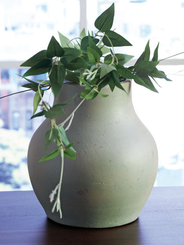 Baychester - 10" Vase - Antique Green