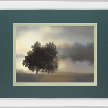 Misty Morning By Nan - Framed Print Wall Art - Dark Gray