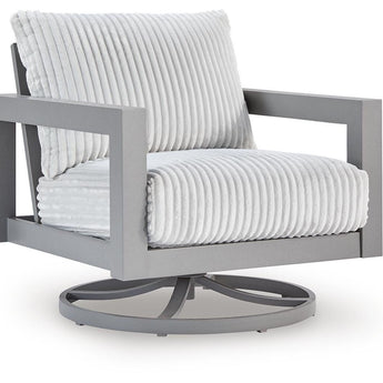 Hurley Park - Silla giratoria con cojín - Gris