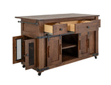 Parota Kitchen Island Cinnamon Brown - image 4 of 4