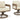 Serene Bay - Swivel Chair With Cushion (Set of 2) - Dark Brown / White