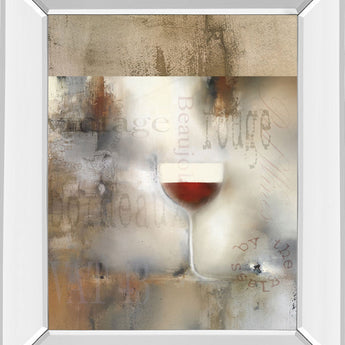 Cellar Il By J.P Prior - Mirror Framed Print Wall Art - Beige