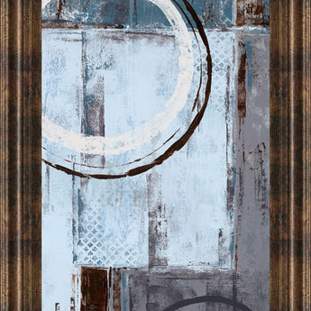 Cool Dance I By Maria Donovan - Framed Print Wall Art - Blue