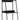 Yarlow - Black - Home Office Desk and Shelf