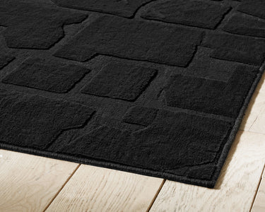 Gibbswell - 8' x 10' Washable Rug - Black