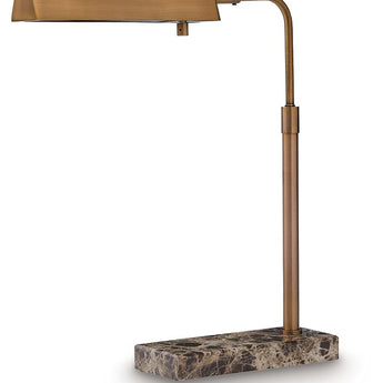Yafe - Metal Desk Lamp - Bronze Finish